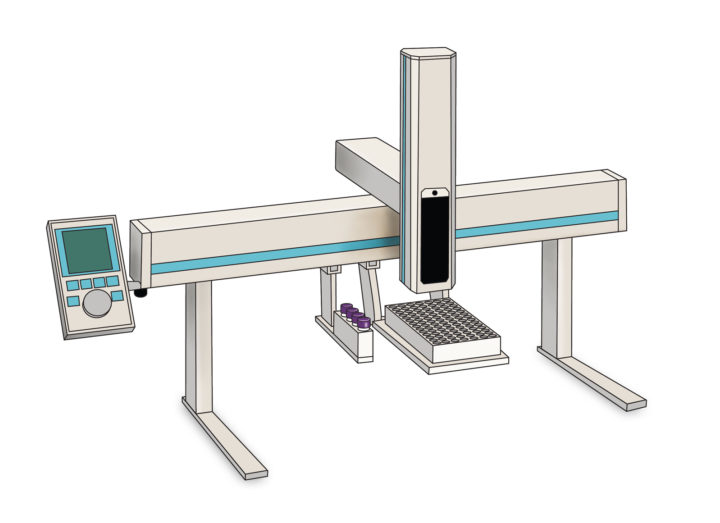 Syringe Hplc Ctc Pal Autosampler Drawing