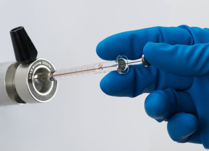 Manual HPLC Injection Syringe Laboratory Hamilton Company