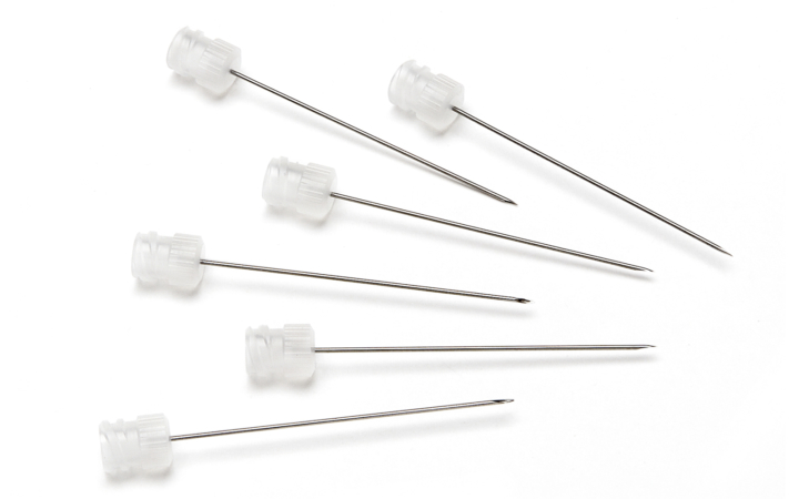 Needles Kel F Luer Lock