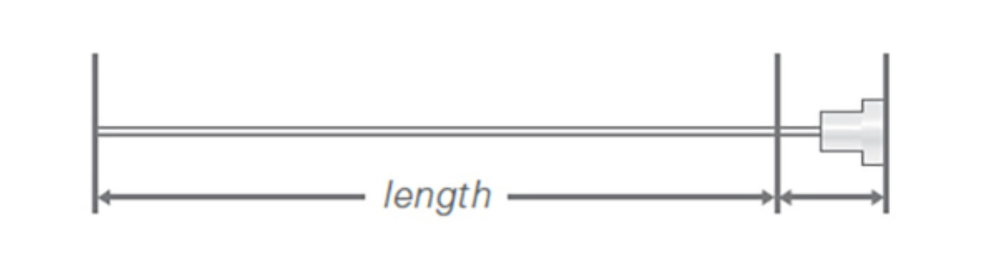 Needle Length Hat Needle Hub