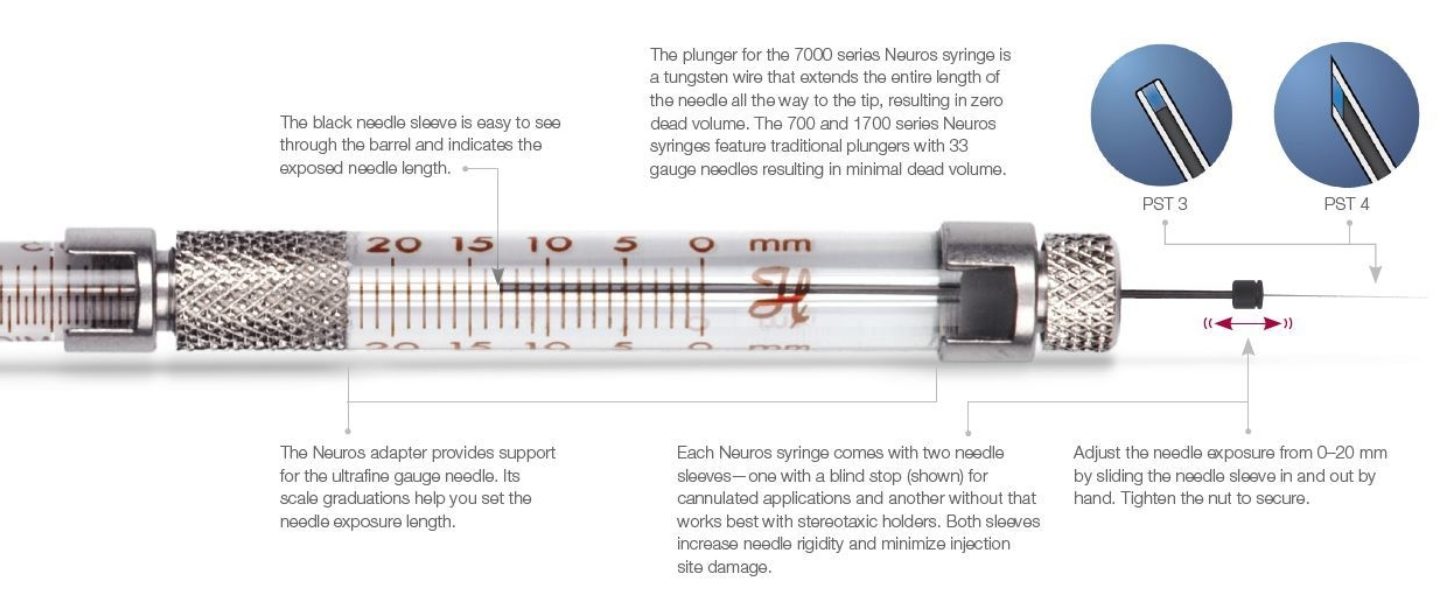 Neuros Syringes Laboratory Hamilton Company